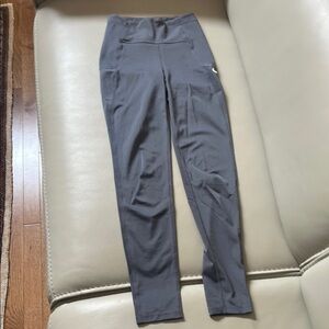 Big Girls Nike Gray Dri Fit Leggings